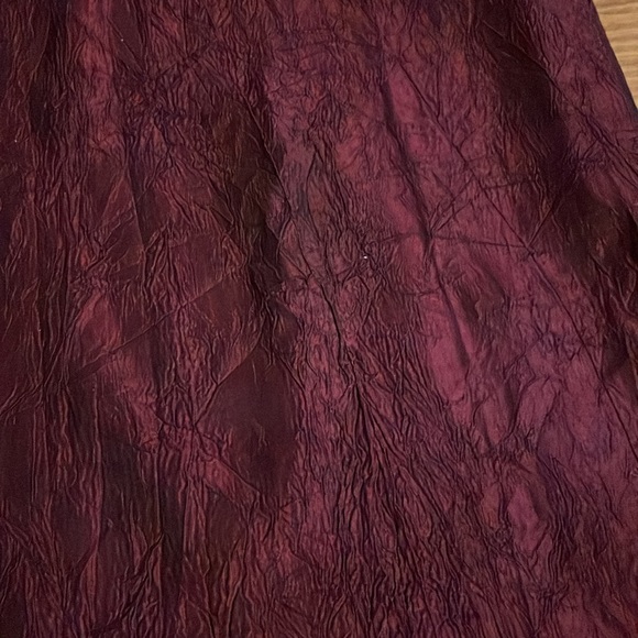 Red metallic maxi skirt - Picture 5 of 5